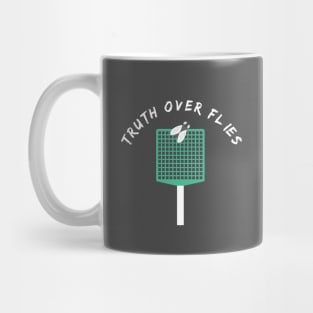 Truth Over Flies Fly Swatter Funny VP Debate Joke Mug